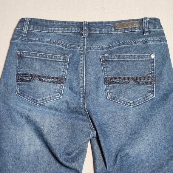 Buffalo David Bitton jeans Misha women's size 8x32 ink blue mid rise straight - Picture 4 of 13